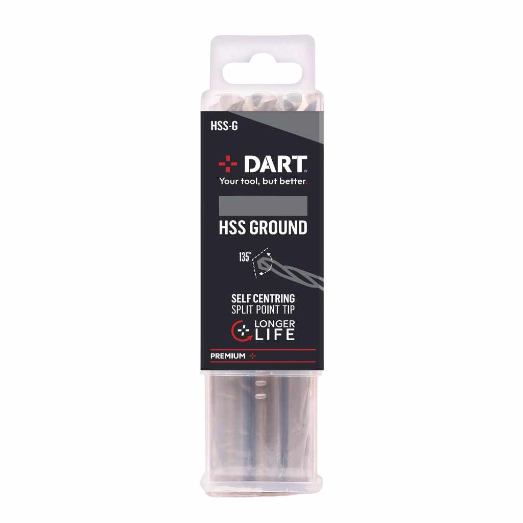 DART 10mm HSS Ground Twist Drill Pk 5 