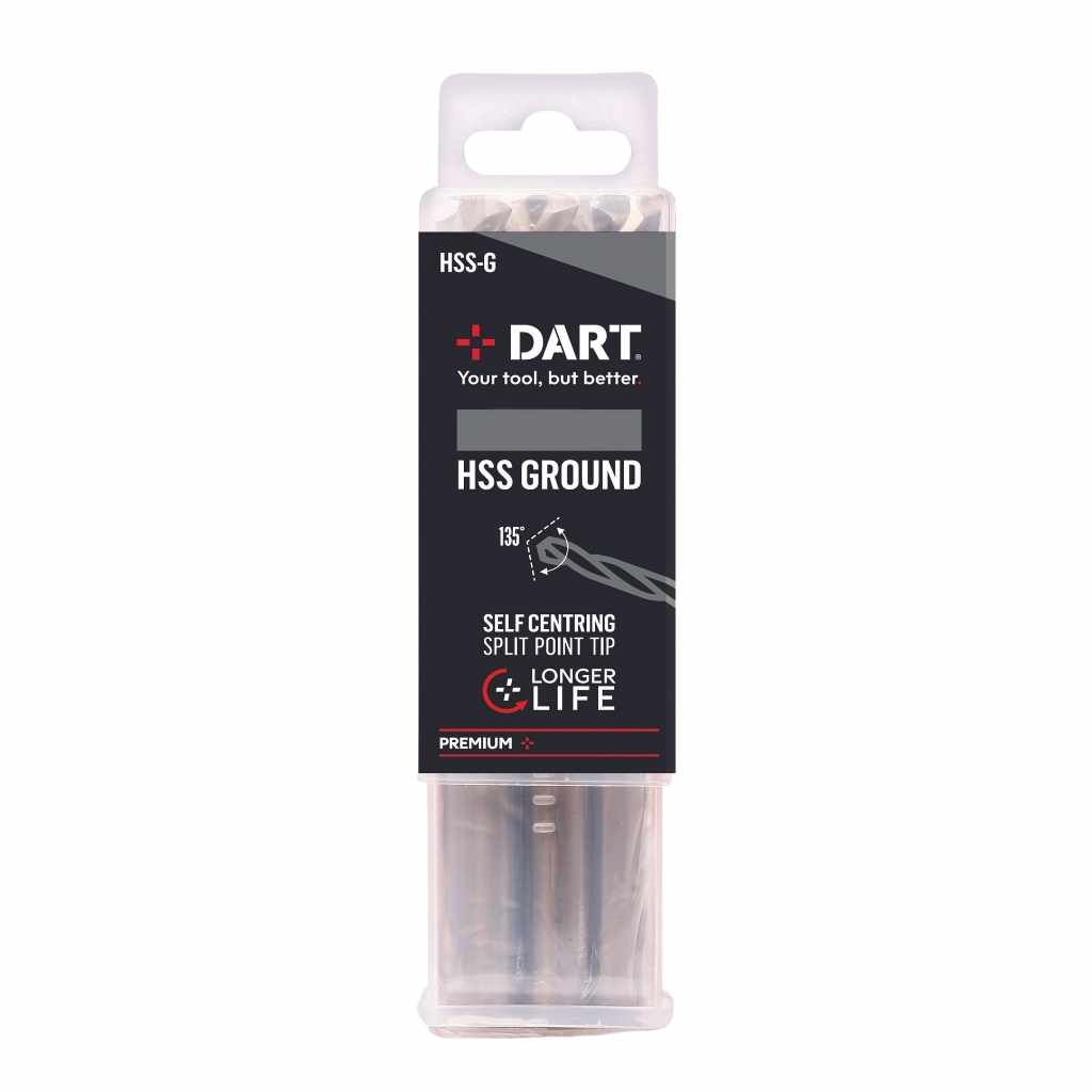 DART 4.9mm HSS Ground Twist Drills Pk 10