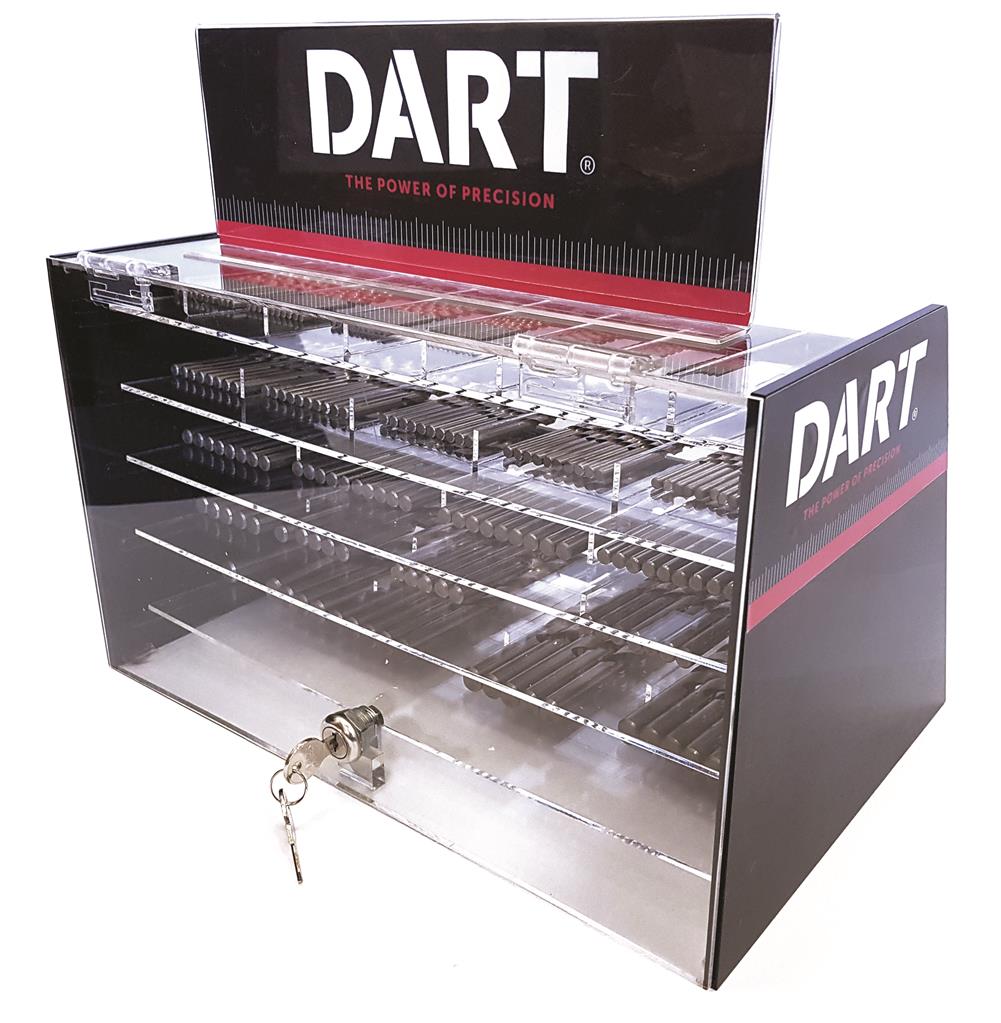 DART Perspex Twist Drill Display Cabinet Assembly