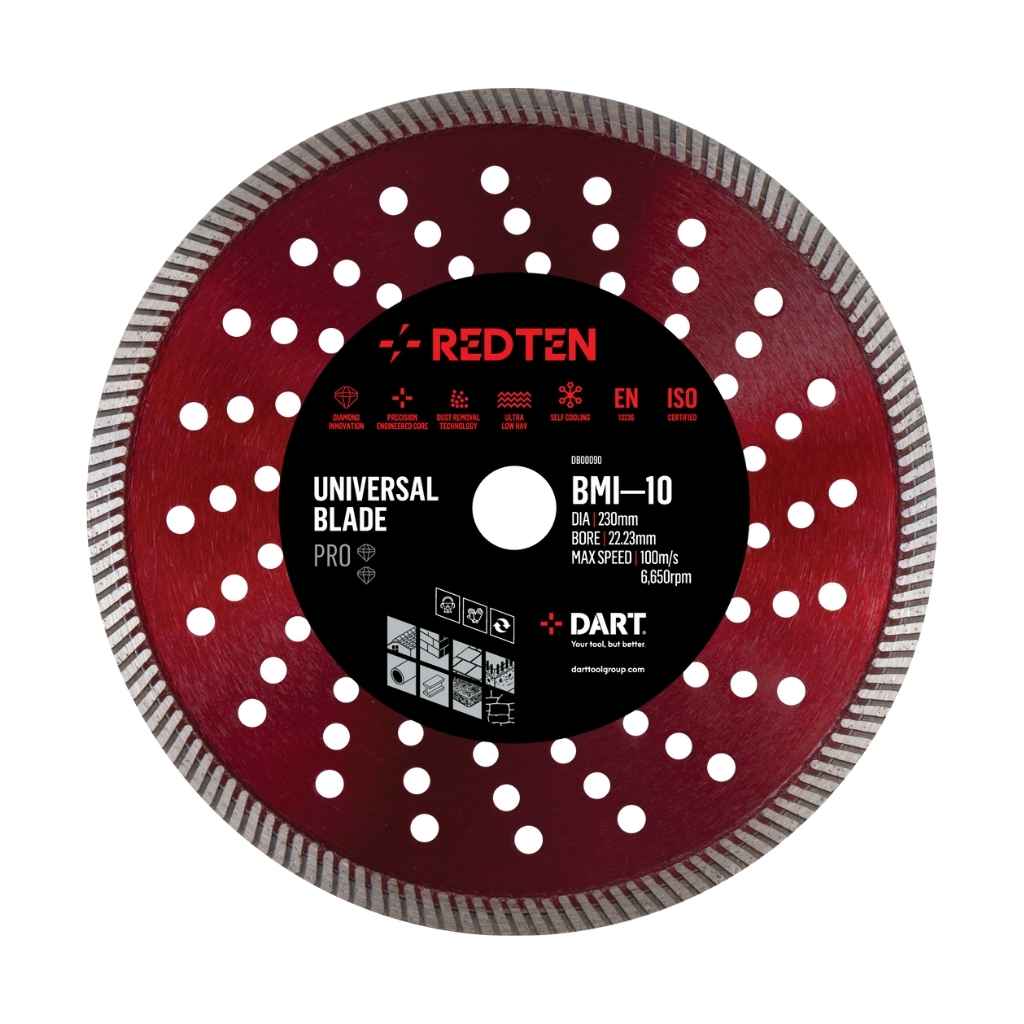 DART Red Ten PRO BMI-10 Diamond Blade 115Dmm x 22B (PTY)