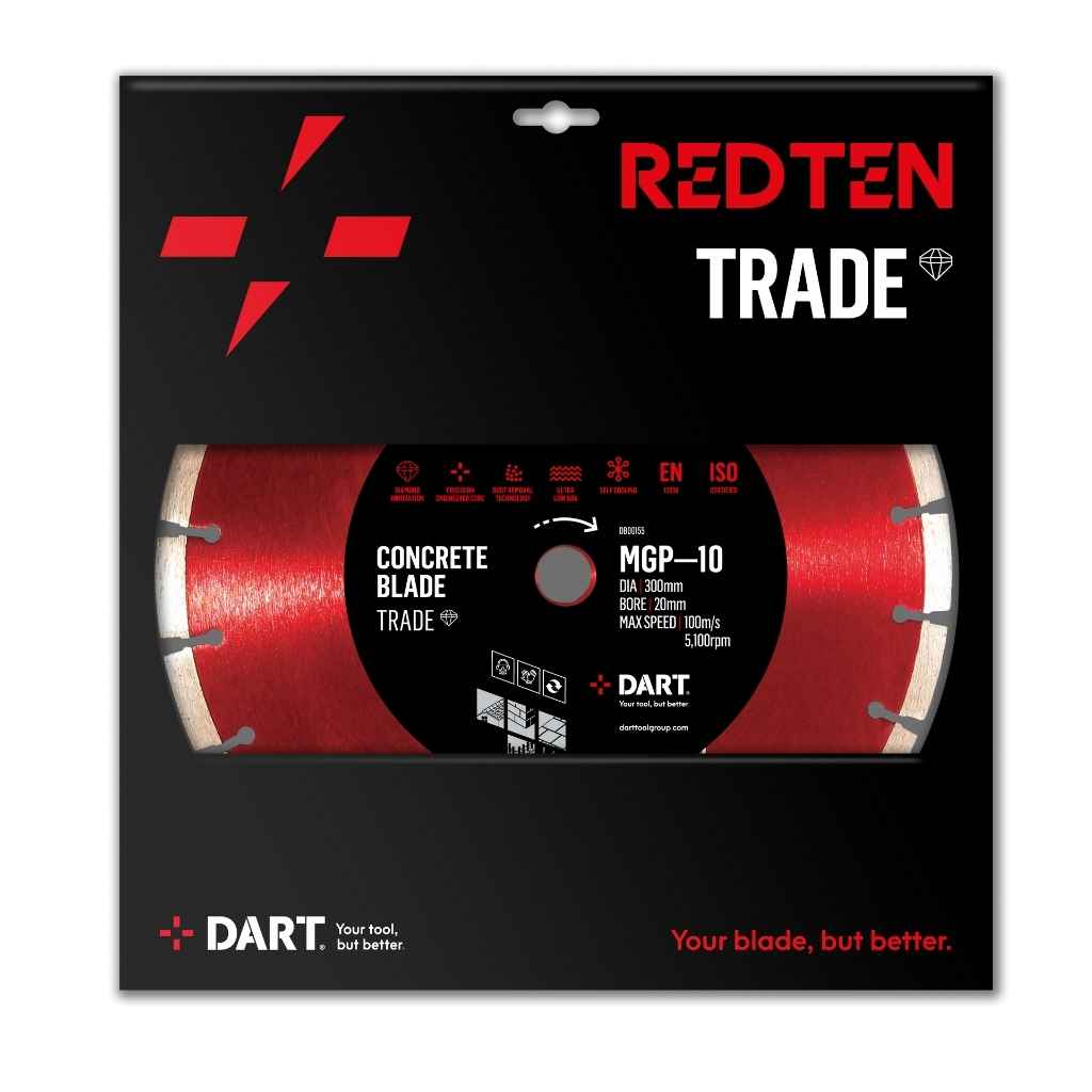 DART Red Ten PRO BMI-10 Diamond Blade 125Dmm x 22B