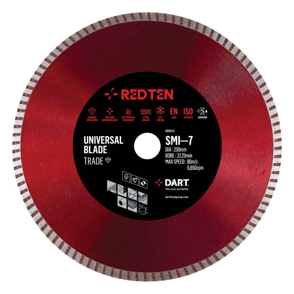 DART Red Ten TRADE SMI-7 Diamond Blade 115Dmm x 22B