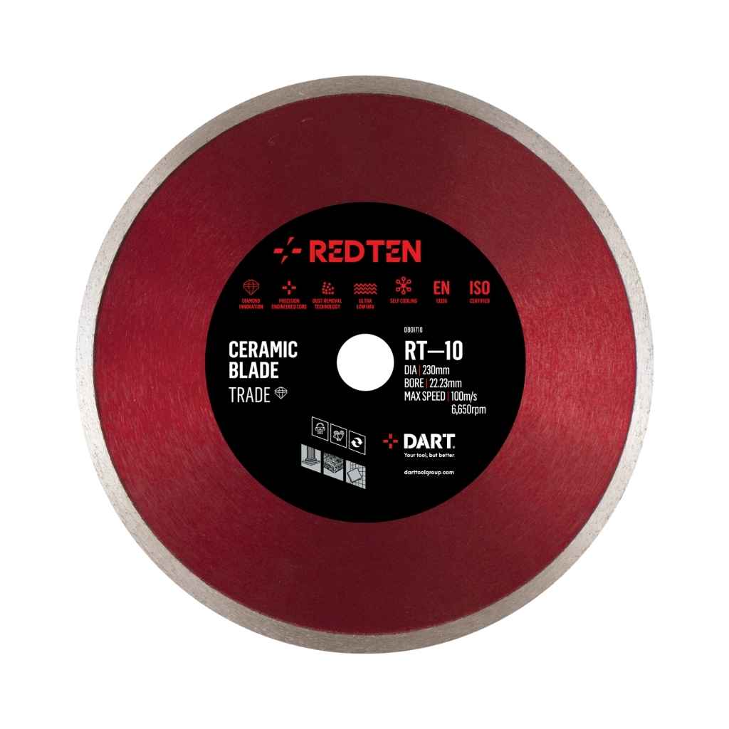 DART Red Ten TRADE RT-10 Ceramic Dia. Blade 200Dmm x 22B