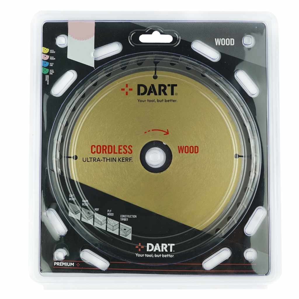DART Cordless Wood Saw Blade 190mm x 30B x 36Z