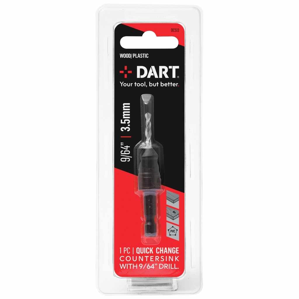 DART Quick-Change Countersink -3.25mm (1/8) Drill