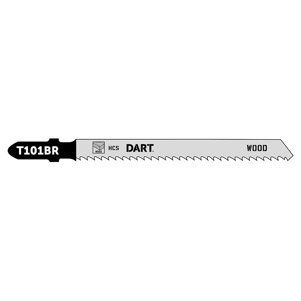 DART T101BR Wood Cutting Jigsaw Blade - Pk 5 (PTY)