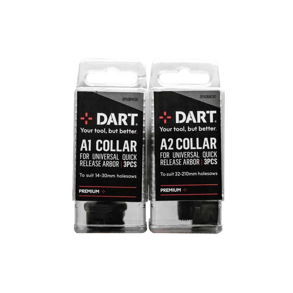 DART Premium Universal Quick Release Arbor Collar A2, 3pc Set