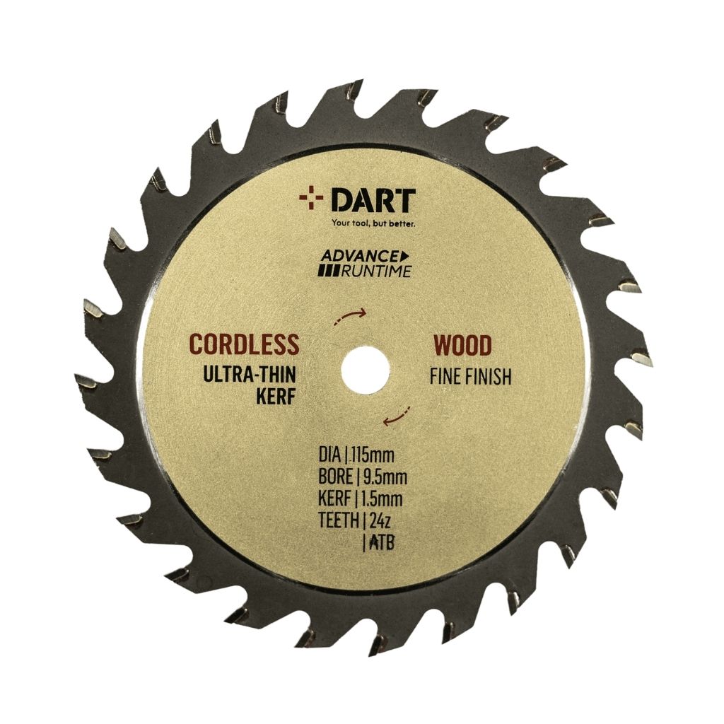 DART Gold ATB Thin Kerf Wood Saw Blade 115Dmm x 9.5B x 24Z
