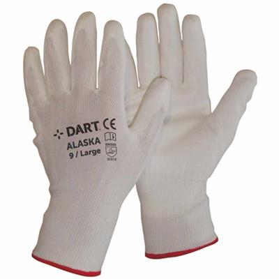 DART White PU Glove Size L (9) (PTY)