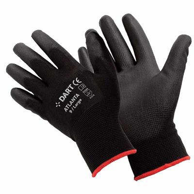 DART Black PU Glove Size L (9) (PTY)