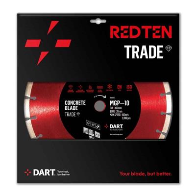 DART Red Ten TRADE SMI-7 Diamond Blade 125Dmm x 22B