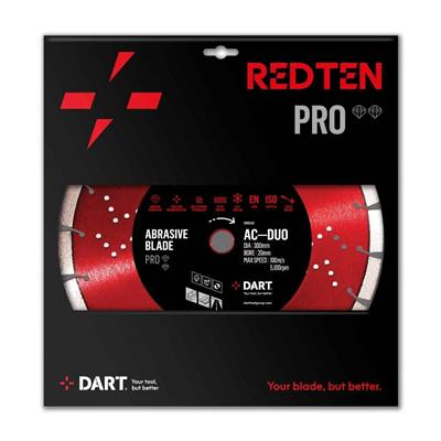 DART Red Ten PRO AS-10 Asphalt Dia Blade 350D x 20B