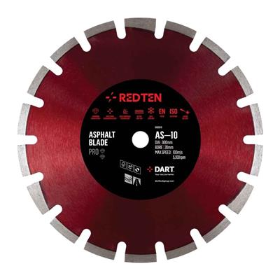 DART Red Ten PRO AS-10 Asphalt Dia Blade 350D x 25.4B