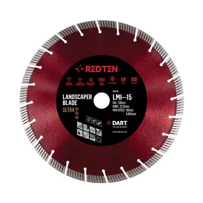 DART Red Ten ULTRA LMI-15 Landscaper Blade 230Dmm x 22B