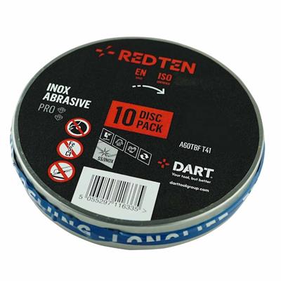 DART Red Ten SS/Inox 230x1.9x22.2mm Abrasive Disc