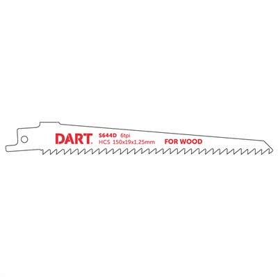 DART S644D Wood Cutting Reciprocating Blade Pk 5 (PTY)