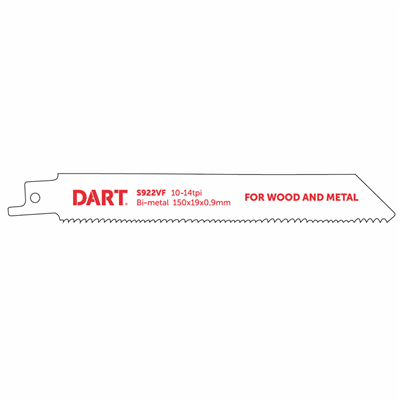 DART S922VF Wood & Metal Cutting Recip Blade Pk5 (PTY)