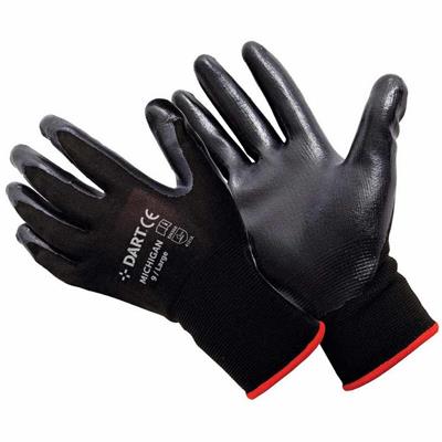 Handmax Black Nitrile Glove Size L (9) 
