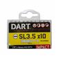 DART Slotted 3.5x0.6 50mm Impact Driver Bit -Pk 10